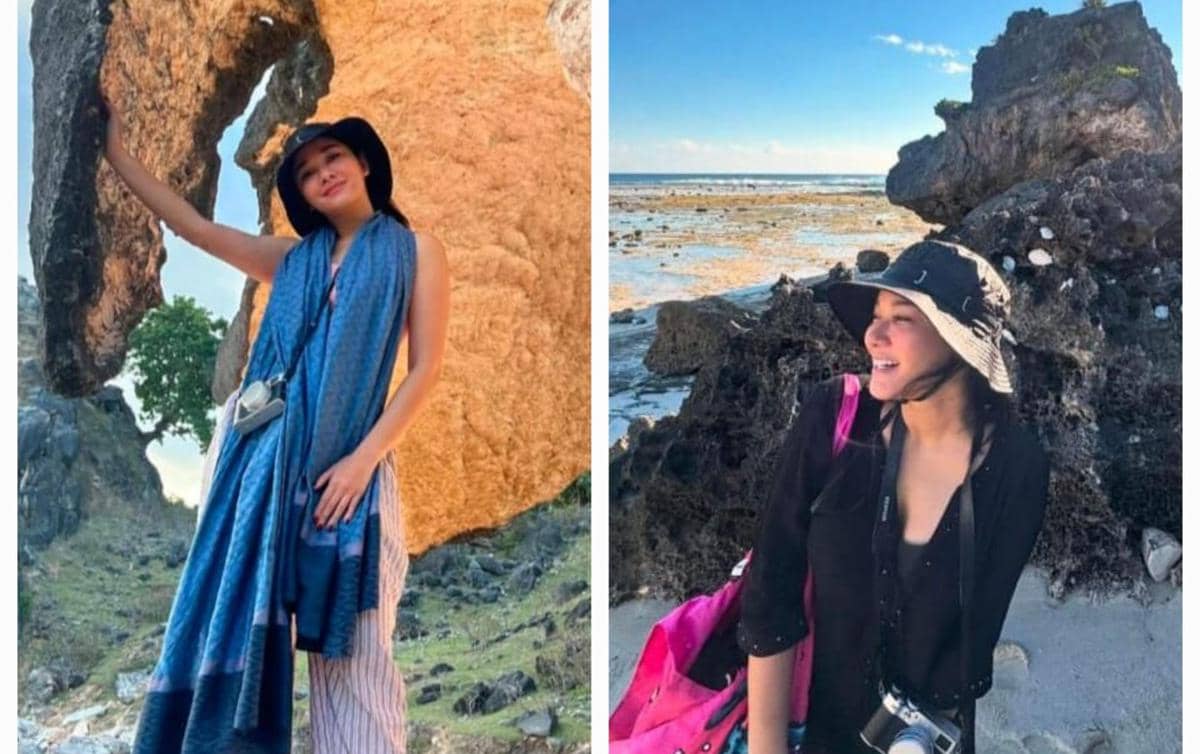 9 Potret Naysilla Mirdad Liburan di Pantai Boa, Rote, Indah