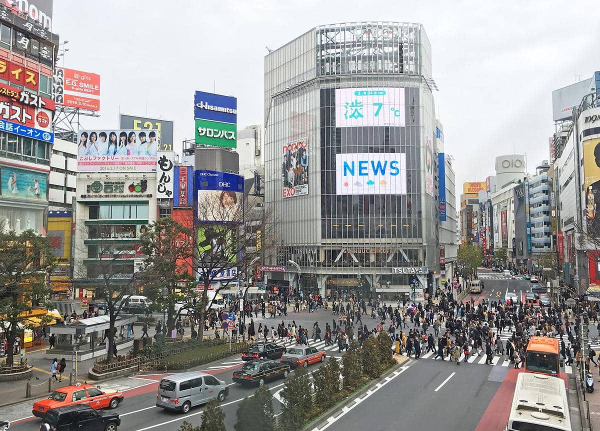 potret Shibuya Crossing