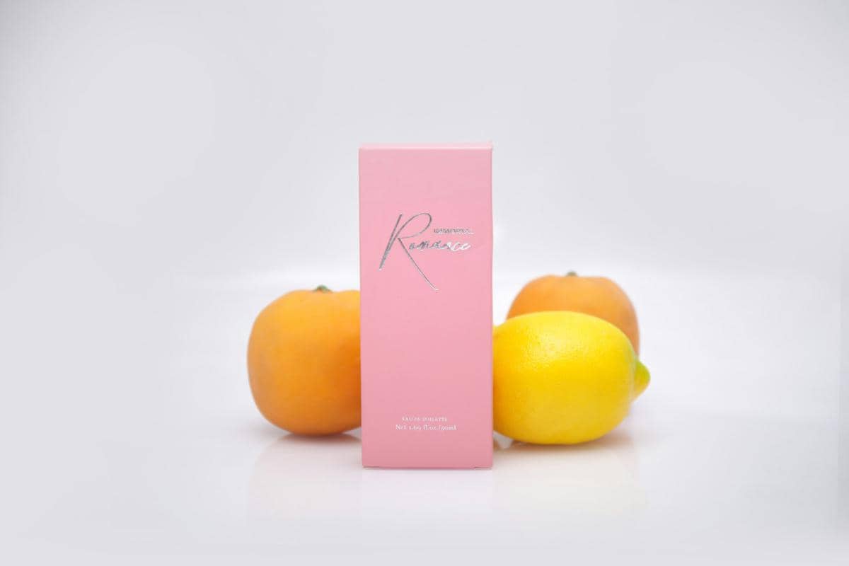 ilustrasi parfum dengan aroma citrus