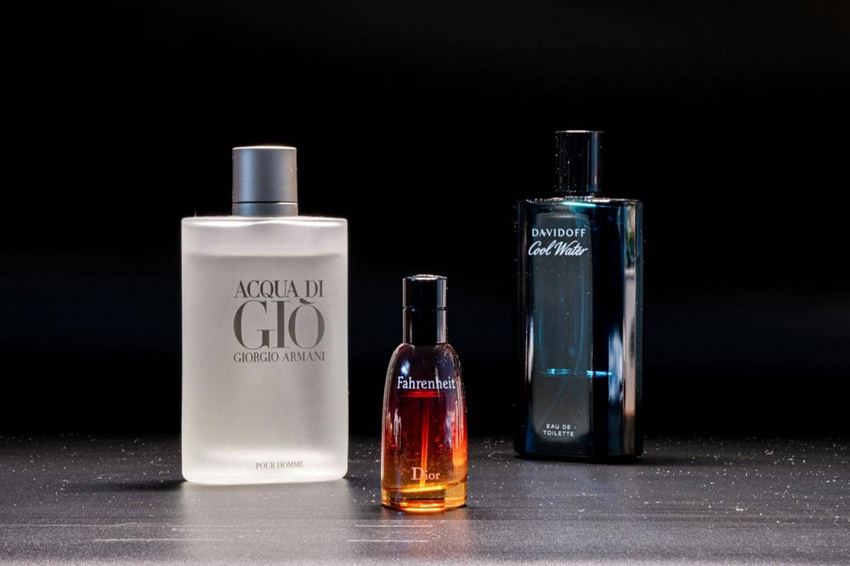 ilustrasi parfum dengan aroma musk