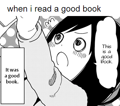meme anime tentang membaca buku
