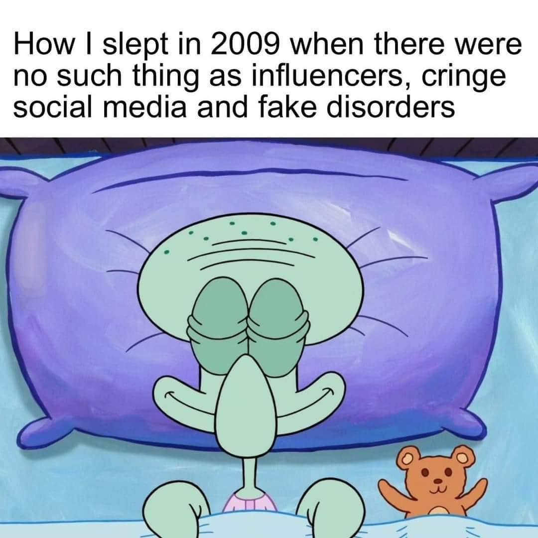 meme SpongeBob tentang media sosial