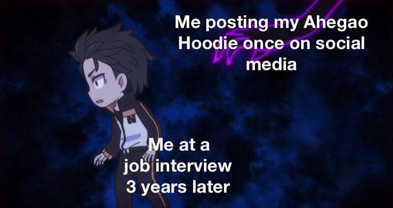 8 Meme Anime tentang Media Sosial, Jejak Digital Gak Bisa Hilang