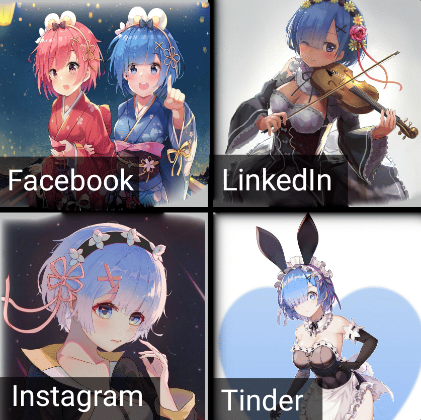meme anime tentang media sosial
