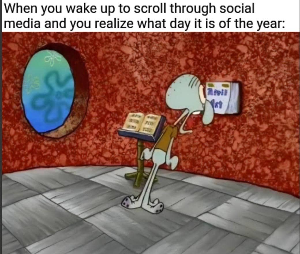 meme SpongeBob tentang media sosial