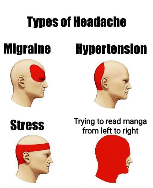 meme anime tentang membaca buku