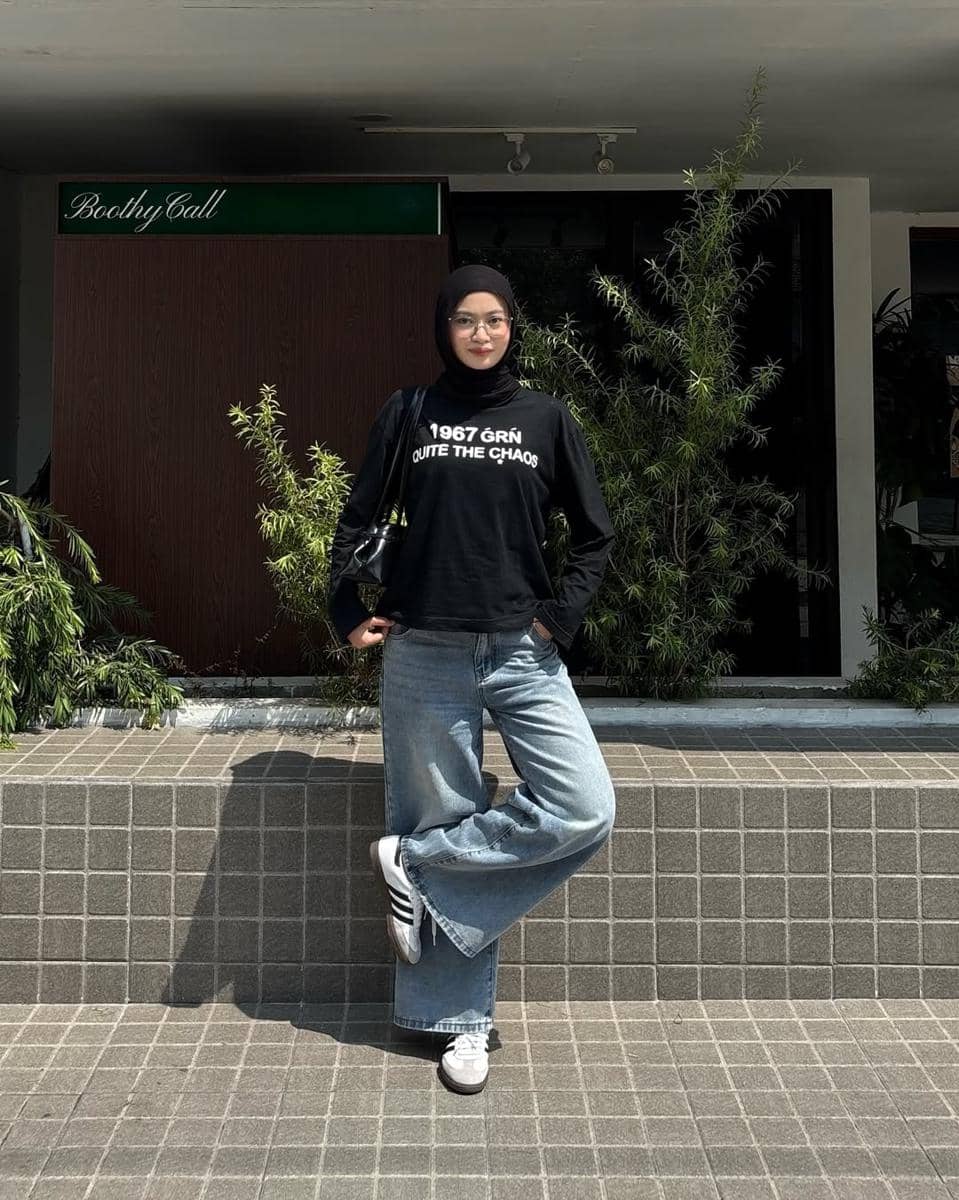 OOTD Sneakers Adidas Samba ala Lutvy Putri
