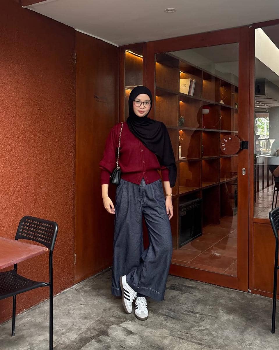 OOTD Sneakers Adidas Samba ala Lutvy Putri