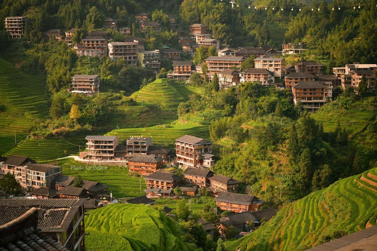 Longji Rice Terrace di Guilin China