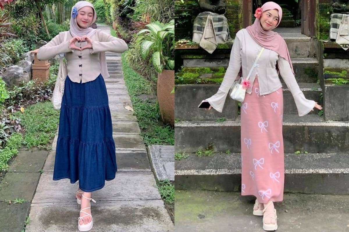 7 Inspirasi Outfit Liburan ala Ega Shalsa, Look-nya Playful!
