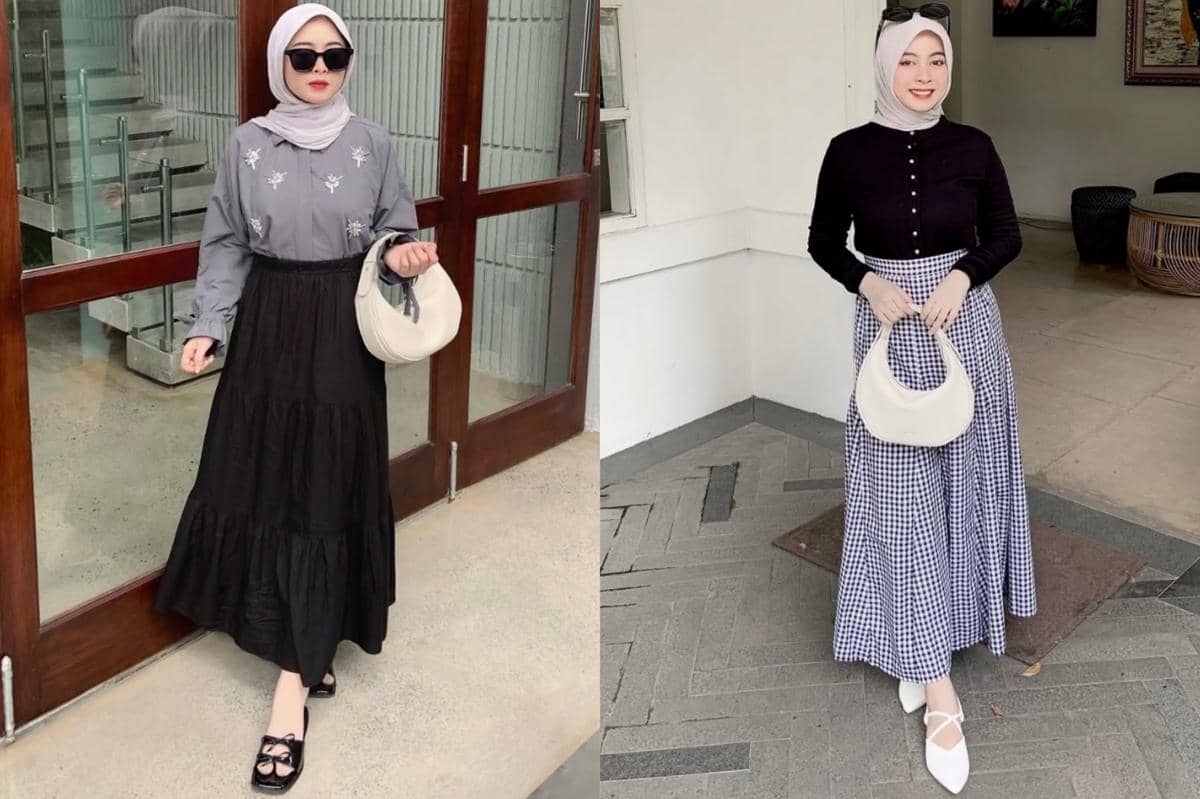 7 Ide Padu Padan Rok ala Ega Shalsa, Chic dan Anggun!