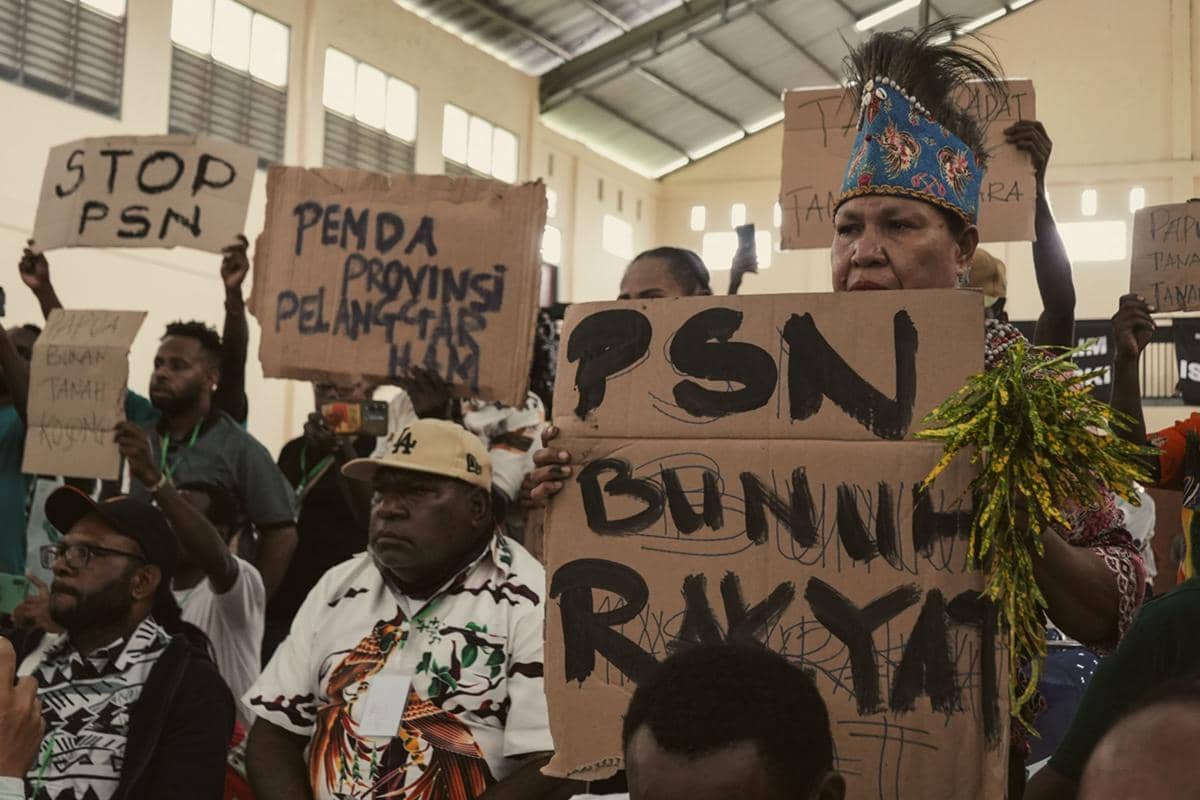 Dari Merauke, Masyarakat Terdampak PSN Tolak Perampasan Tanah dan Ruang Hidup