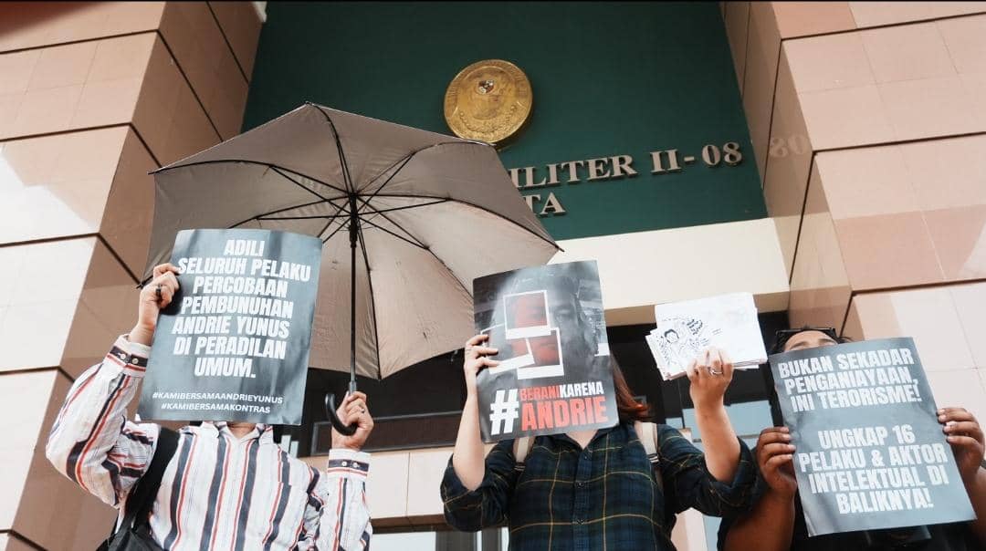Jelang Pembacaan Vonis, TAUD Minta Persidangan Teror Air Keras Disetop