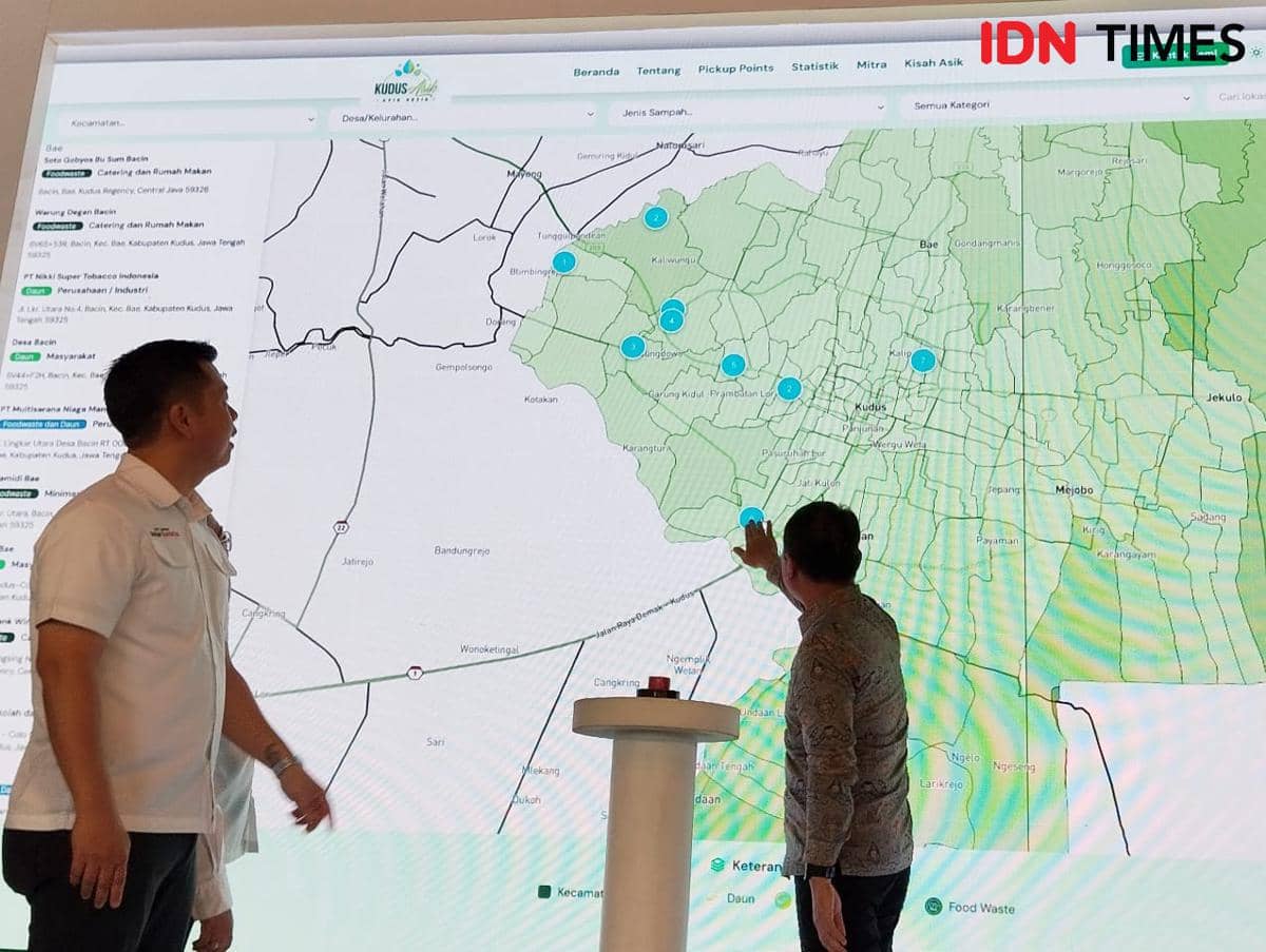 Peta Digital Kudus Asik: Cara Baru Warga Buang Sampah Organik, Ini Fiturnya