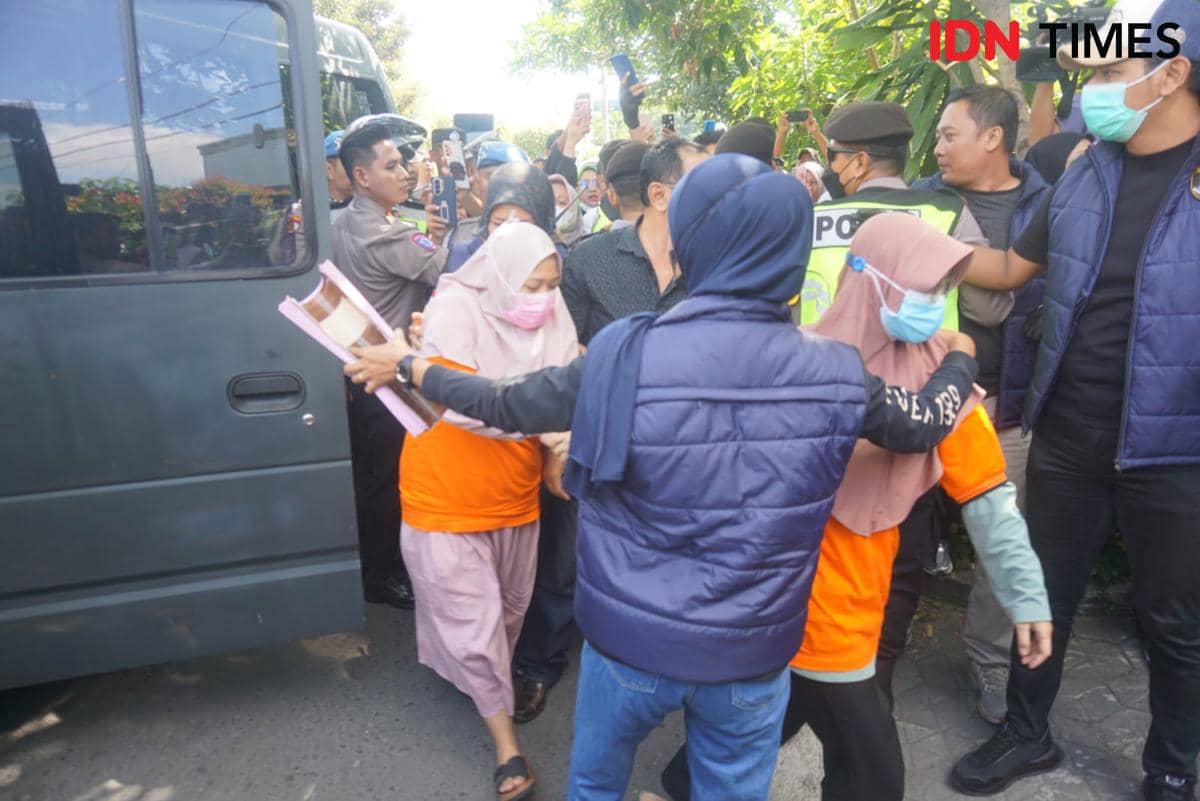 Polresta Yogyakarta menggelar rekonstruksi dugaan kasus kekerasan dan penelantaran anak di Daycare Little Aresha, Umbulharjo, Kota Yogyakart