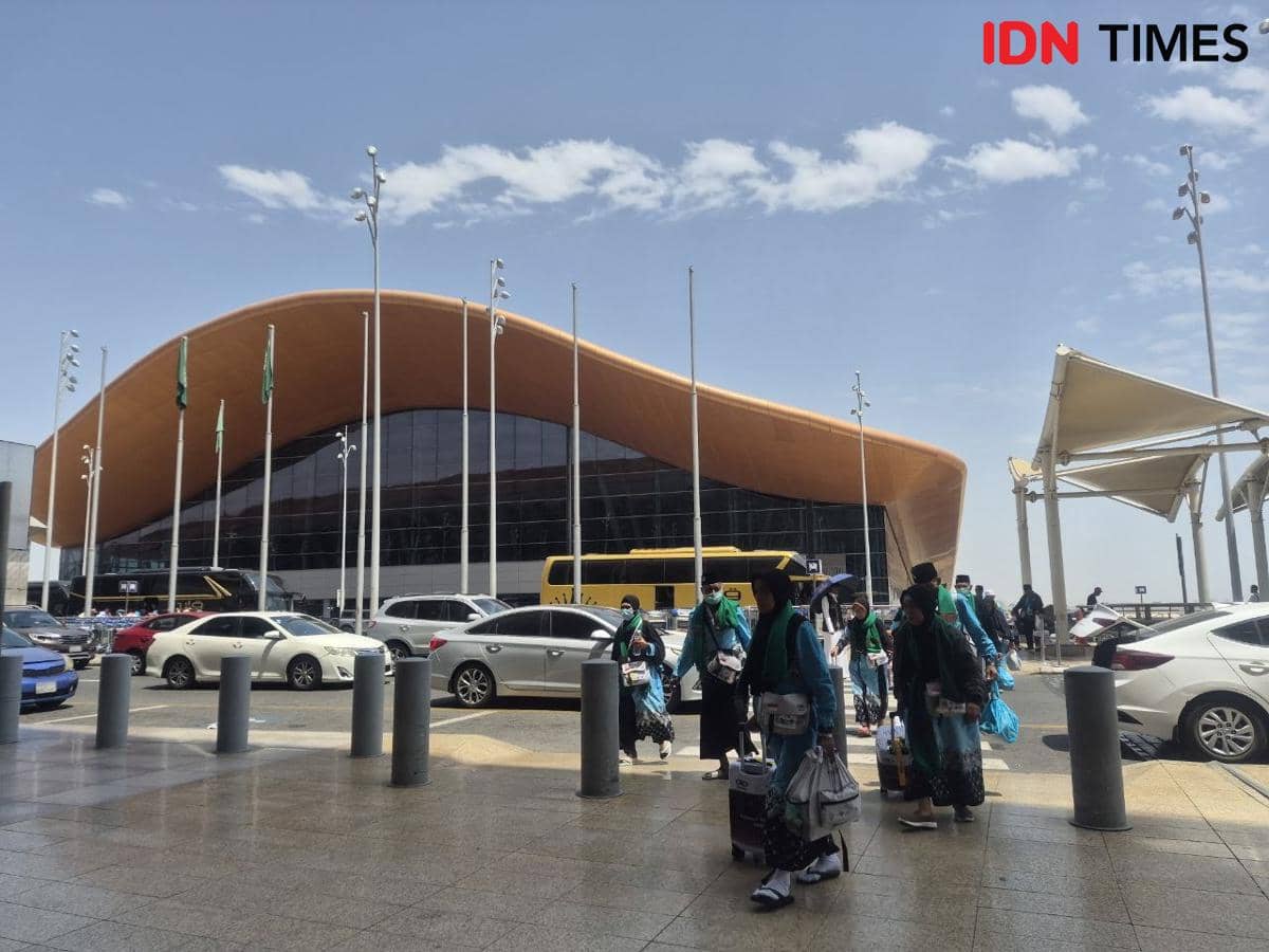 Terminal Haji Padat, Jemaah RI Pulang Lewat Terminal Internasional
