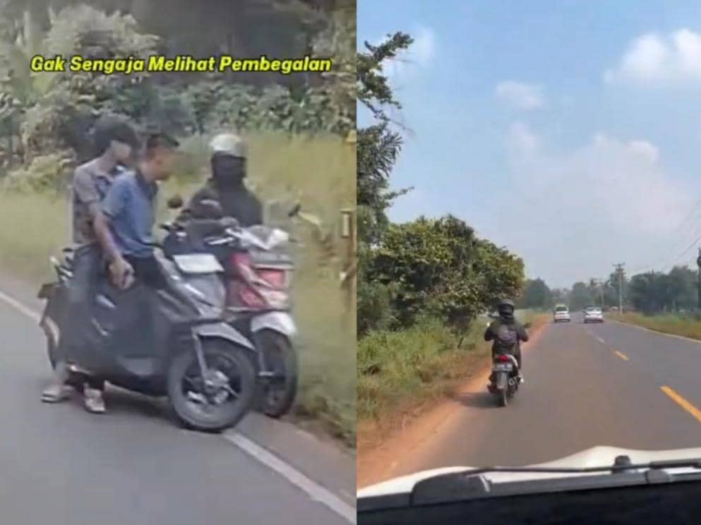 Viral Begal di Lamtim Terekam Dashcam, HP dan Uang Korban Dirampas