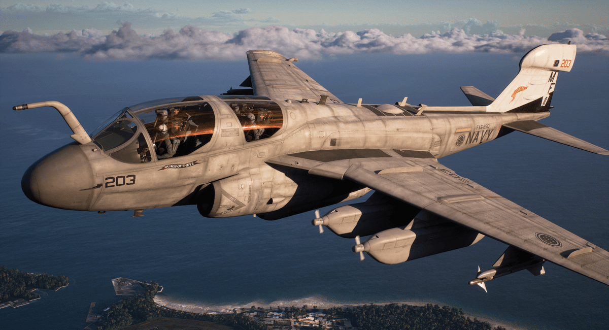 EA-6B Prowler di Ace Combat 8: Wings of Theve