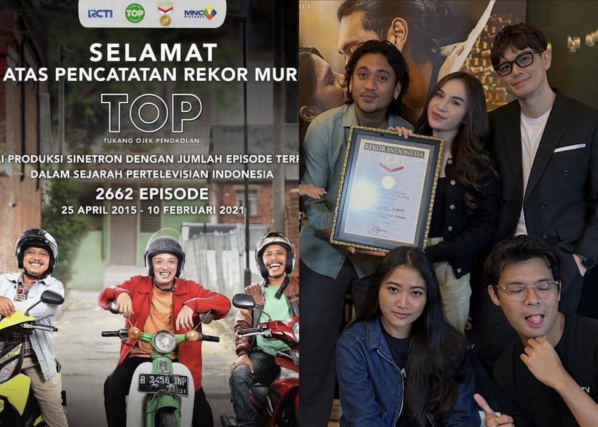 5 Sinetron dan Serial Cetak Rekor MURI, Ada Love & 10 Million Dollars
