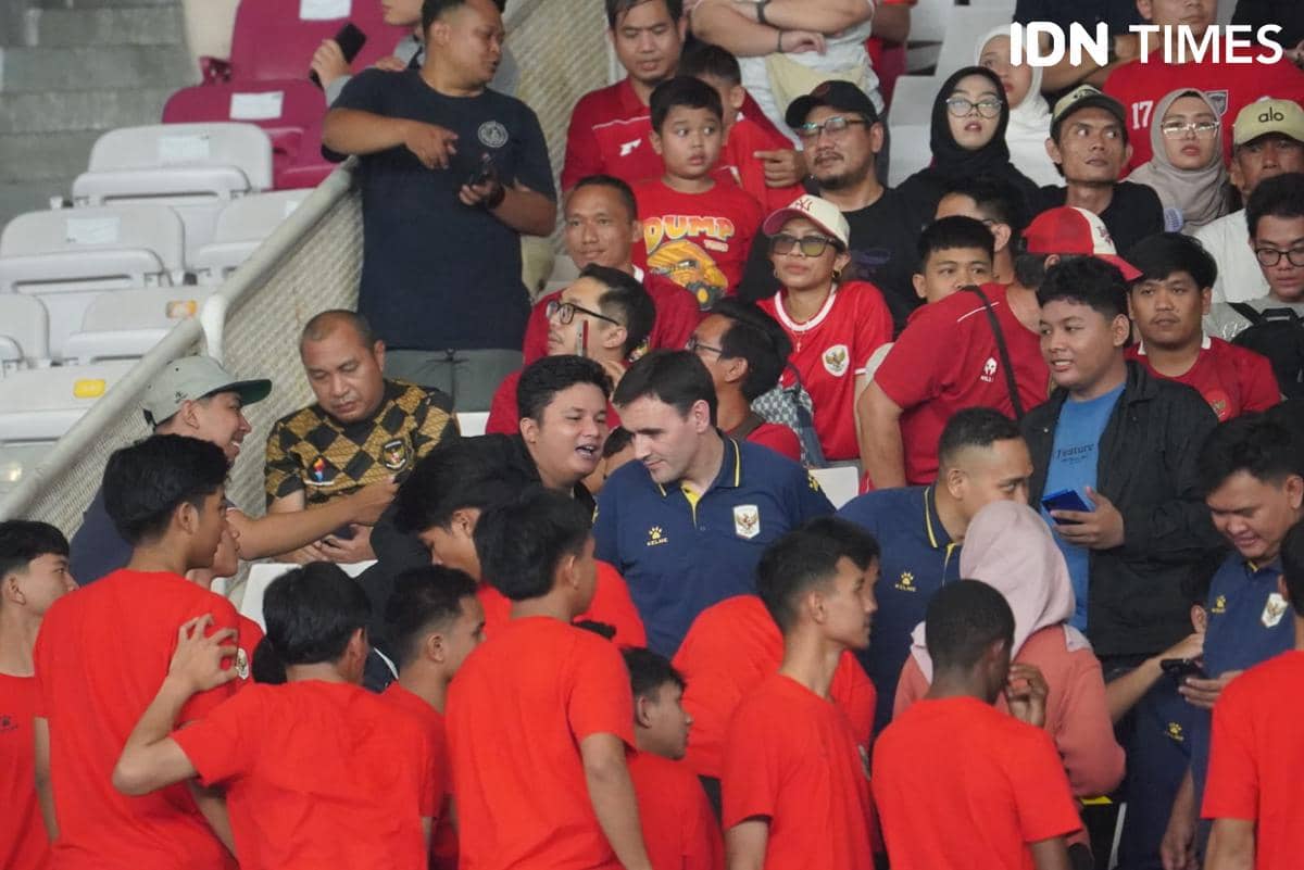 Kala Rombongan Timnas Futsal Mendukung Indonesia Lawan Mozambik