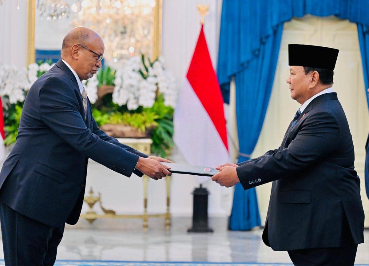Prabowo Terima Surat Kepercayaan dari 9 Duta Besar Negara Sahabat (dok. Sekretariat Presiden)