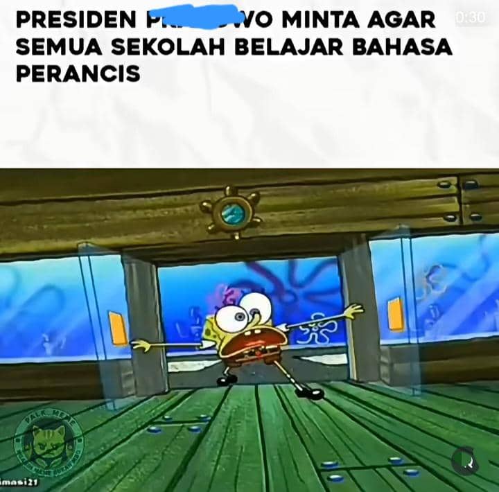 meme bahasa asing