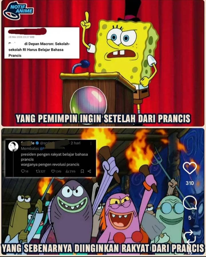meme bahasa asing