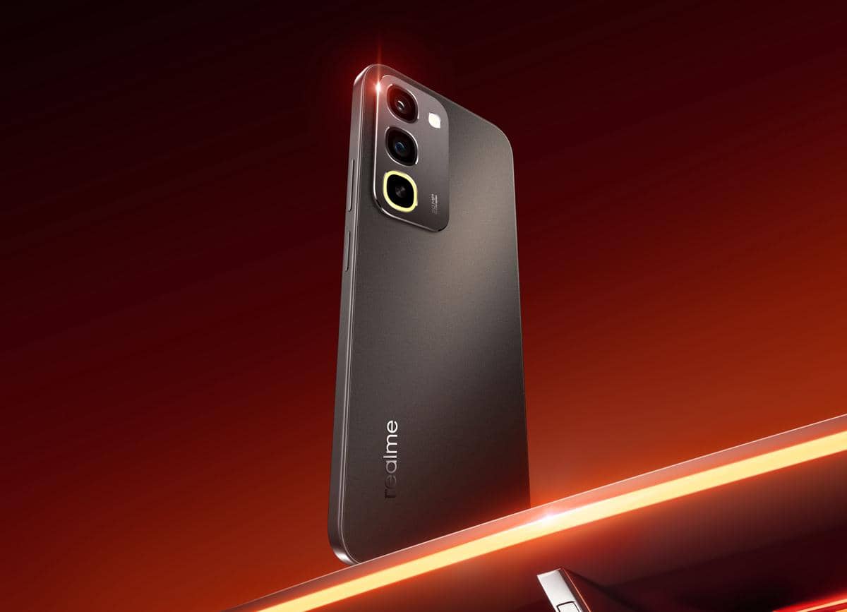 realme P4R 5G warna titanium glare