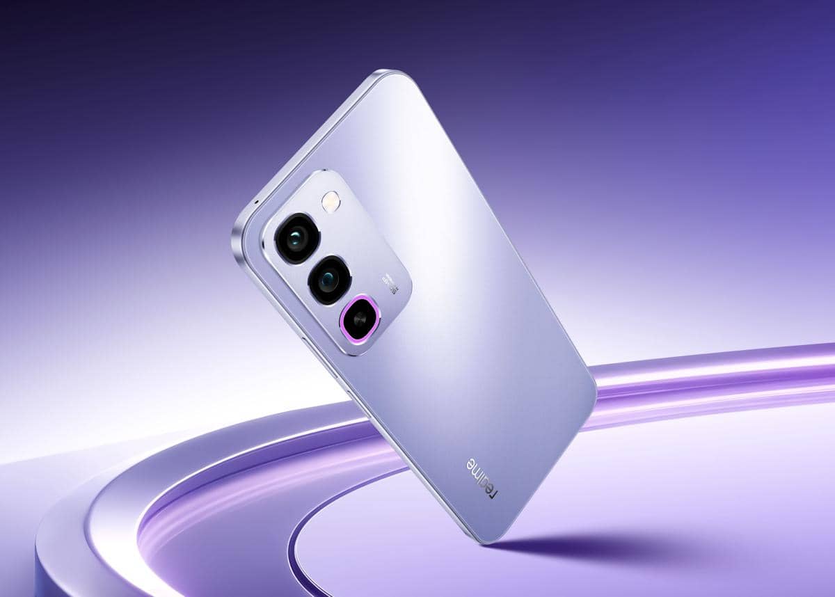 realme P4R 5G warna lavender glare
