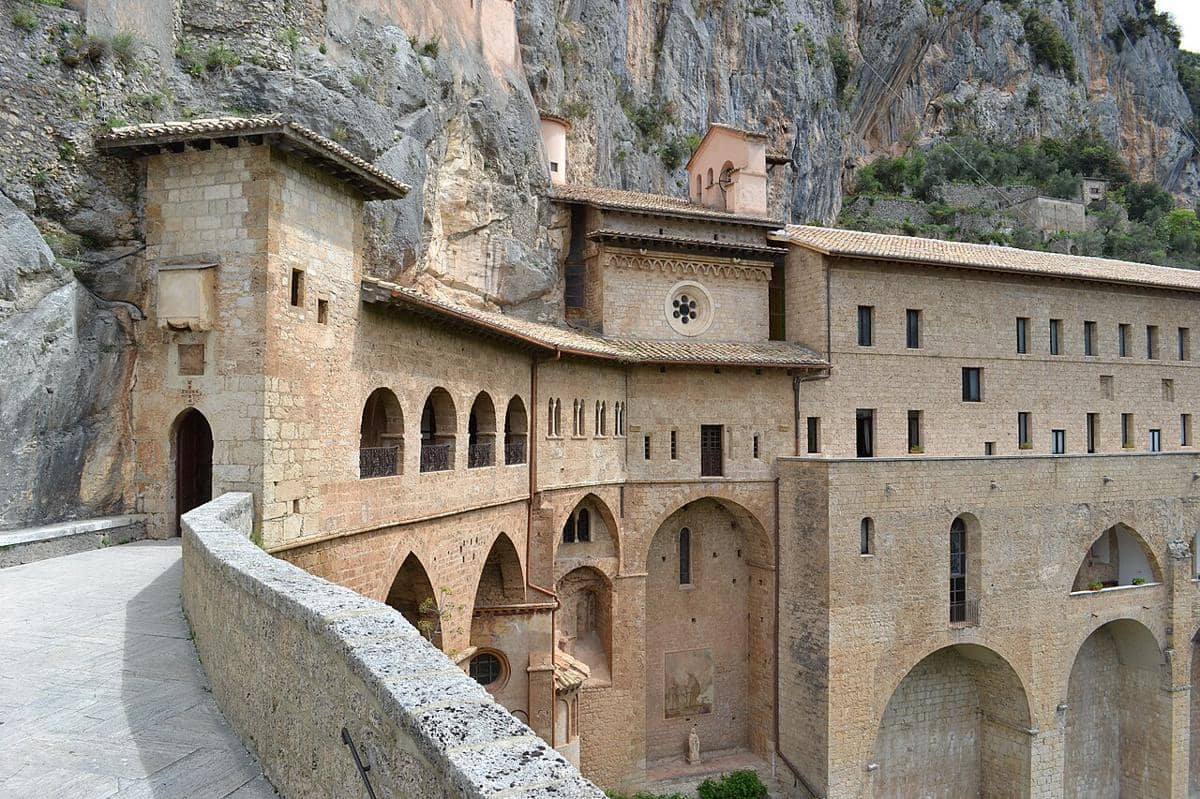 Sacro Speco, Kota Subiaco, Italia