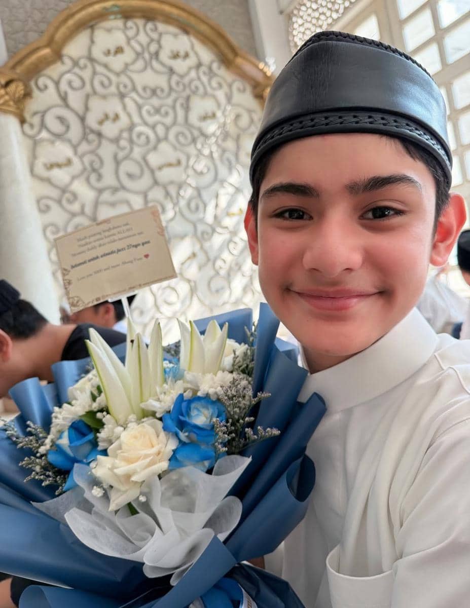 King Faaz anak Fairuz Arafiq wisuda juz 27 (Instagram.com/fairuzarafiq)