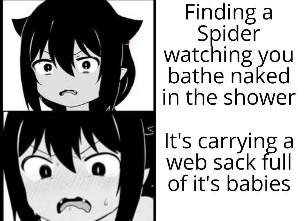 meme anime tentang mandi