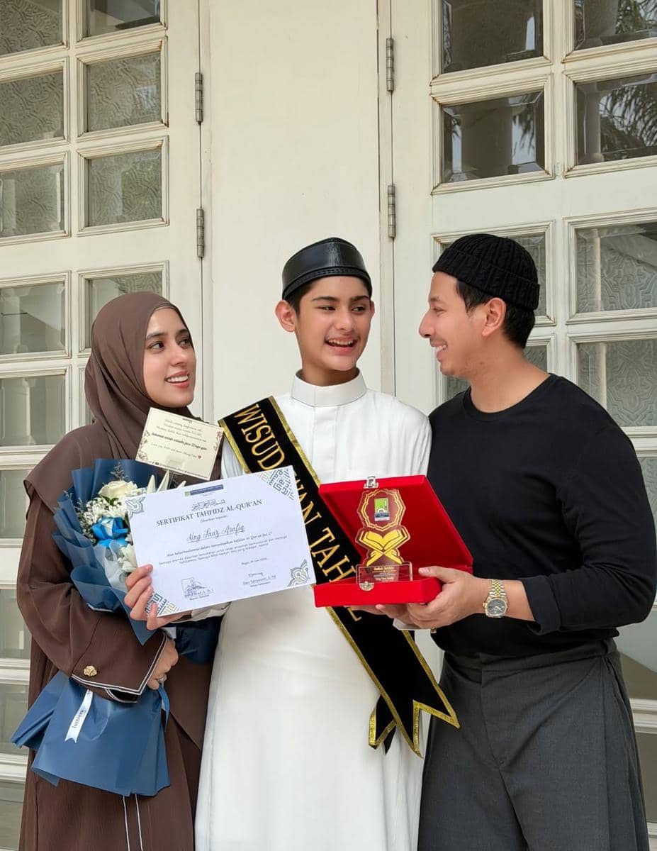 King Faaz anak Fairuz A Rafiq wisuda juz 27 (Instagram.com/fairuzarafiq)