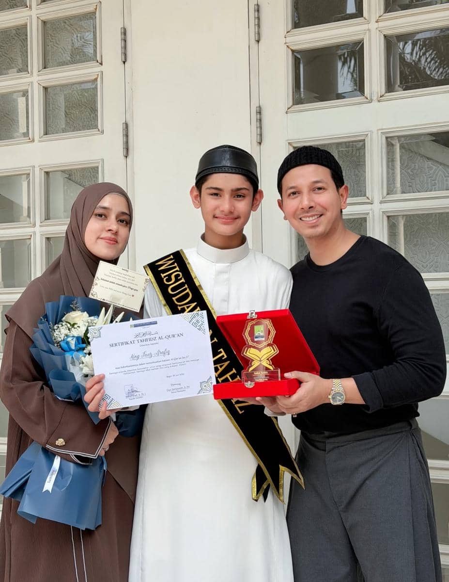 King Faaz anak Fairuz A Rafiq wisuda juz 27 (Instagram.com/fairuzarafiq)