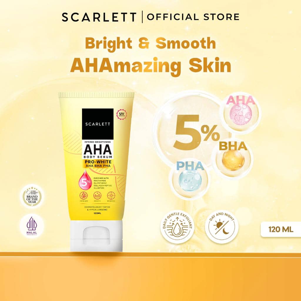 Scarlett Intense Brightening AHA Body Serum