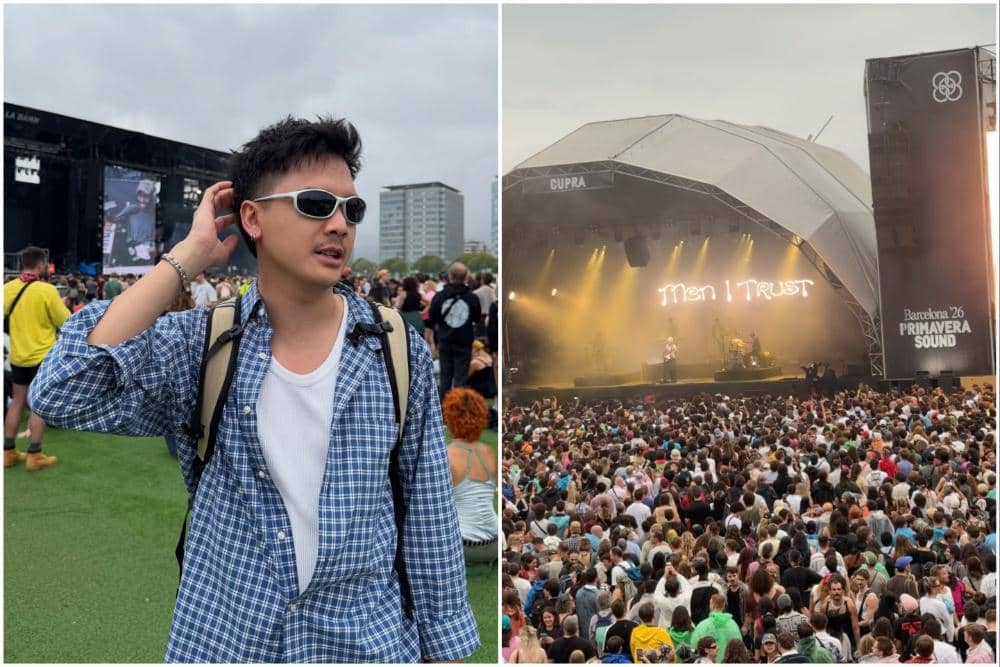 9 Potret Baskara Mahendra Nonton Konser Primavera Sound di Barcelona