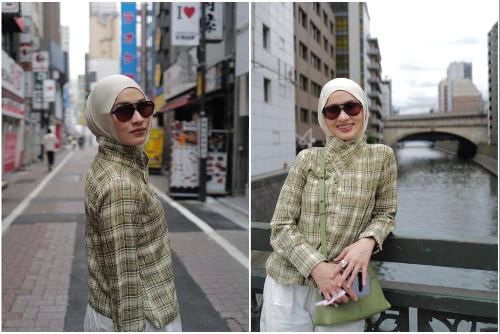 8 Potret Dwi Handayani Jalan-jalan di Akihabara, Tokyo!