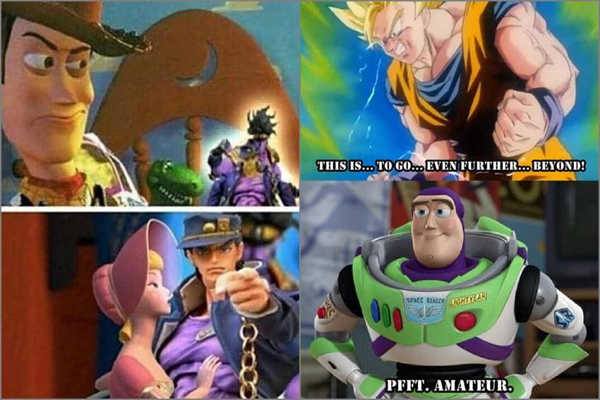 8 Meme Anime tentang Mainan, Woody sama Jotaro Malah Berantem