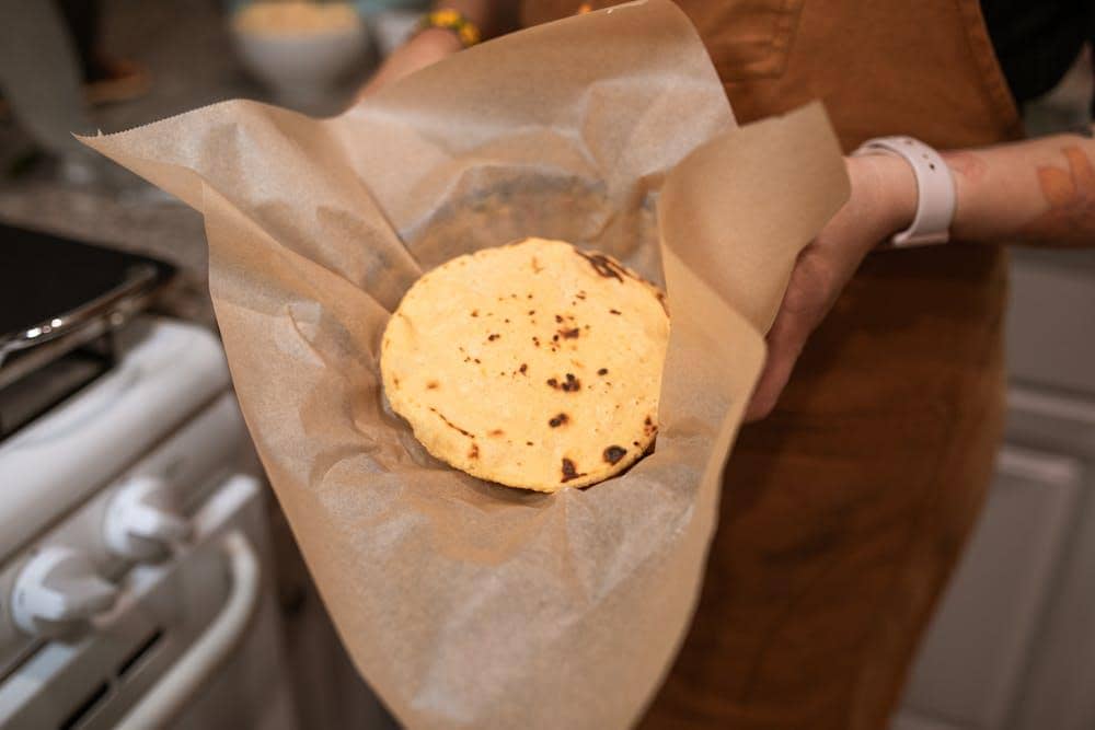 ilustrasi tortilla gandum