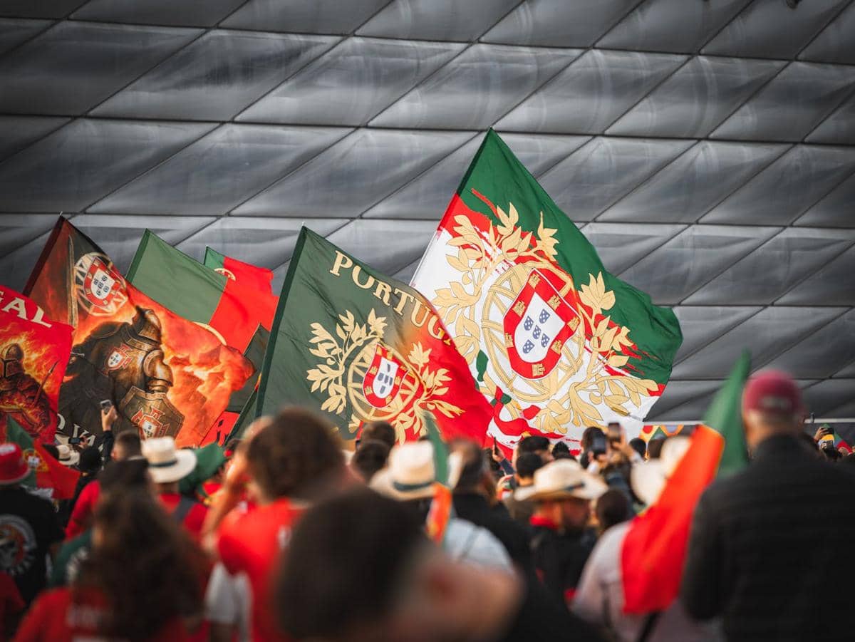 ilustrasi pendukung tim Portugal