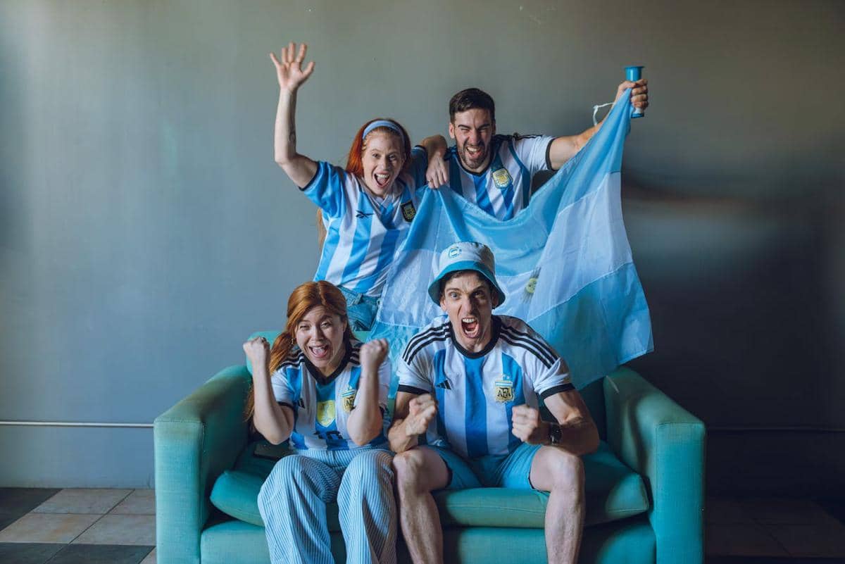 ilustrasi pendukung tim Argentina