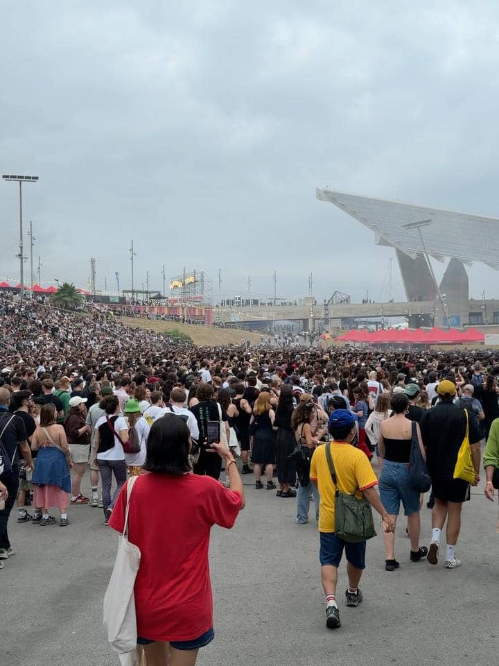 Baskara Mahendra nonton konser Primavera Sound di Barcelona