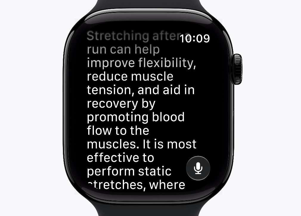 Siri AI di Apple Watch 
