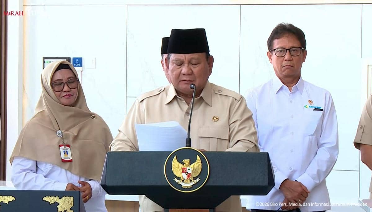 Presiden Prabowo Subianto meresmikan RSUD KH Muhammad Thohir di Krui, Kabupaten Pesisir Barat, Provinsi Lampung, pada Rabu (10/6/2026) (Yout