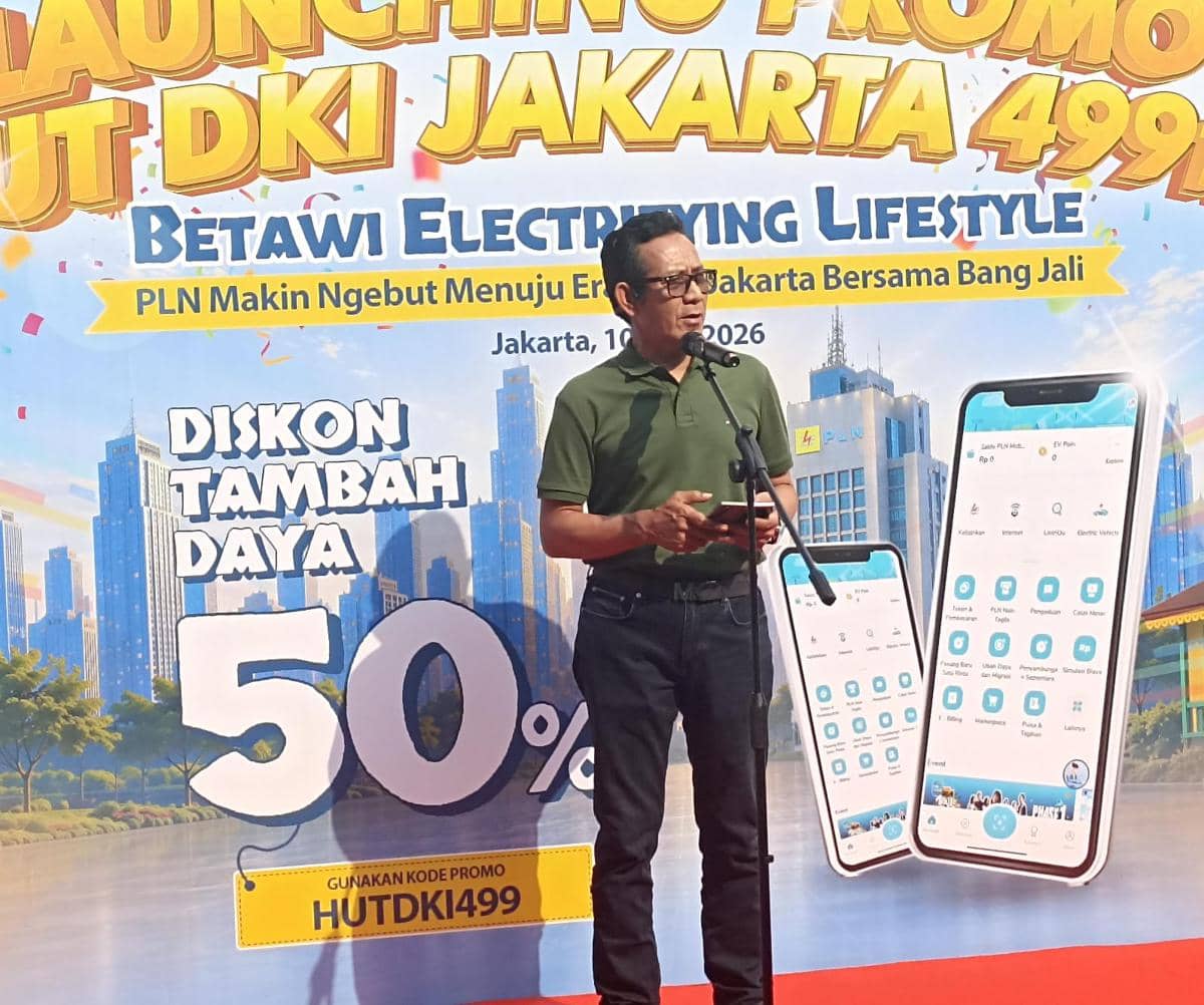 Khusus Warga Jakarta Jelang HUT DKI, PLN Diskon 50 Persen Tambah Daya