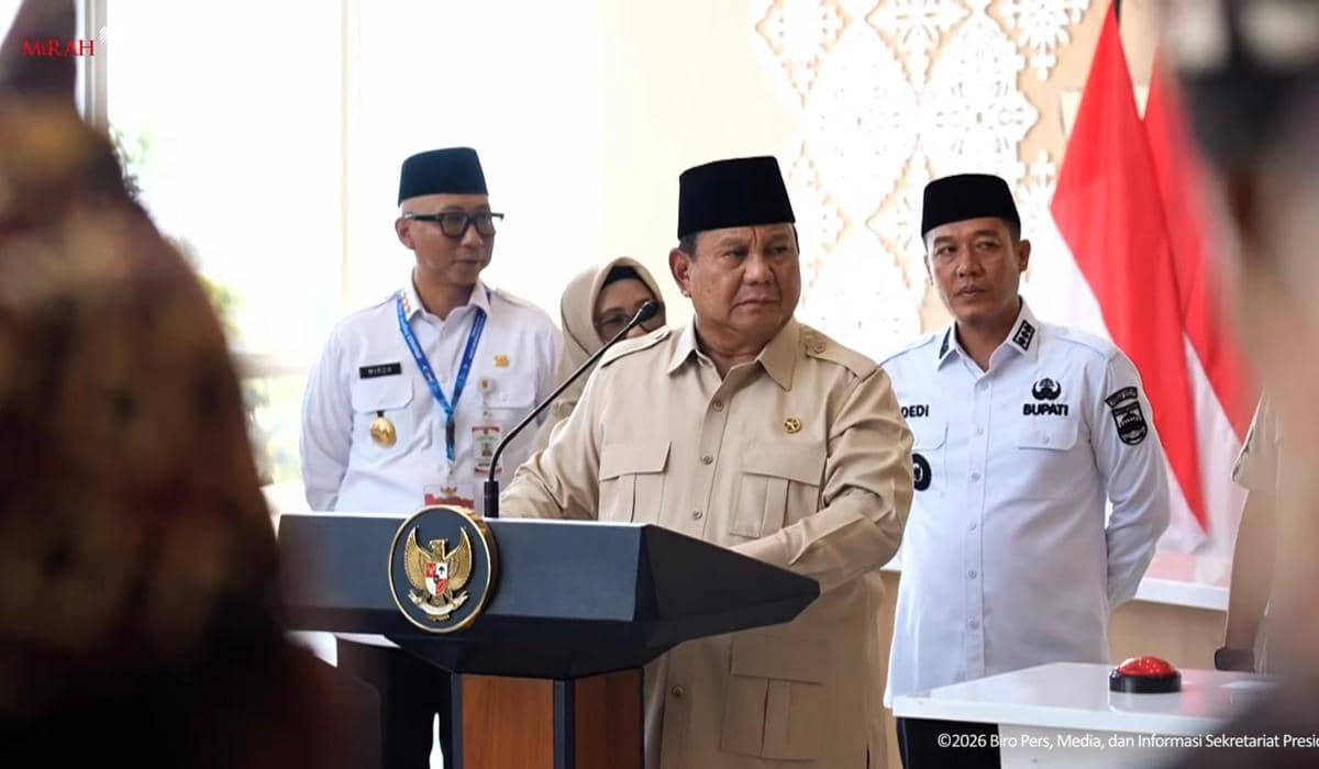 Prabowo Resmikan RSUD KH Muhammad Thohir di Lampung
