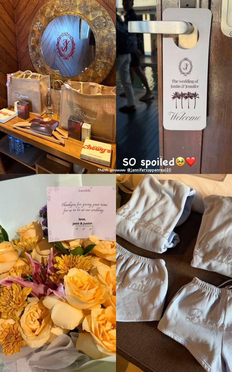 Giftbox Bridesmaid dan Groomsmen Jelang Pernikahan Jennifer Coppen