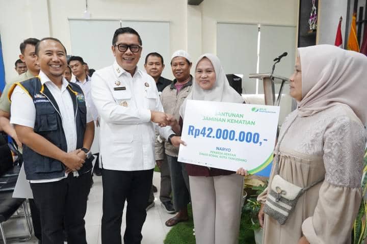 Pemkot Tangerang Bayar Iuran BPJS Ketenagakerjaan 22.865 Pekerja Rentan