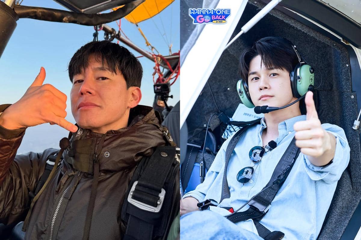 Kim Mu Yeol di behind photo variety show Crazy Tour | Ong Seong Wu di behind photo variety show WANNA ONE GO : Back to Base