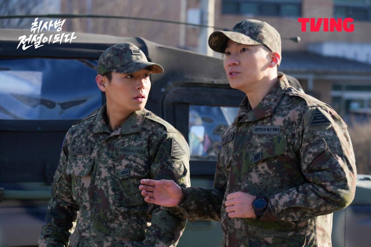 Park Ji Hoon dan Lee Hong Nae di The Legend of Kitchen Soldier